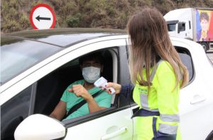 AFERIÇÃO DE TEMPERATURA REALIZADA PELA BRVIDA