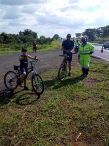 abordagem educativa para ciclistas