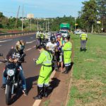 segurança no trânsito e cuidados com a manutenção das motocicletas foram o tema da campanha