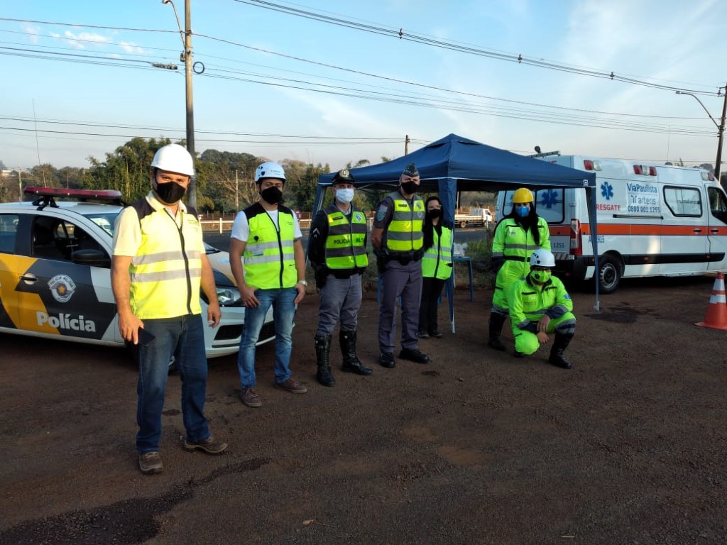 equipe que apoiou na realização e abordagem educativa durante a campanha