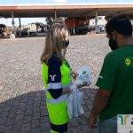 Entrega do kit higiene e orientação sobre segurança e manutenção preventiva