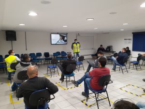 Realização da palestra sobre segurança viária