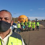 Equipe ViaPaulista e PMRV preparadas para ação educativa