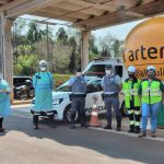 Equipe da ViaPaulista, PMRV e Resgate preparadas para os atendimentos no SAU 2 em Taquarituba