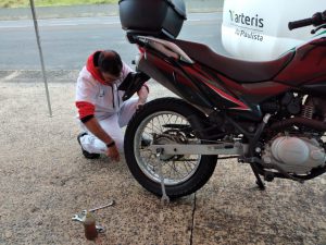 Equipe Honda Moto Zema realizou check list dos itens de segurança das motos e orientações sobre a manutenção adequada do veículo