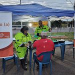 Equipe do resgate da VP realizou aferição de pressão e batimentos além de orientação de saúde