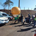 90 Antenas aparadoras de linha de cerol foram disponibilizadas aos motociclistas