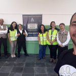 Registro com a equipe da Arteris e Atores após a apresentação.