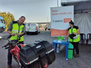 Instalação de antena corta pipa.