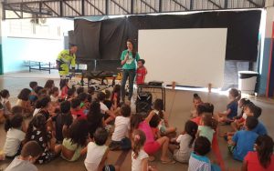 a atividade envolveu a participação dos alunos