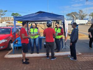 Equipes da VP realizaram a abordagem educativa