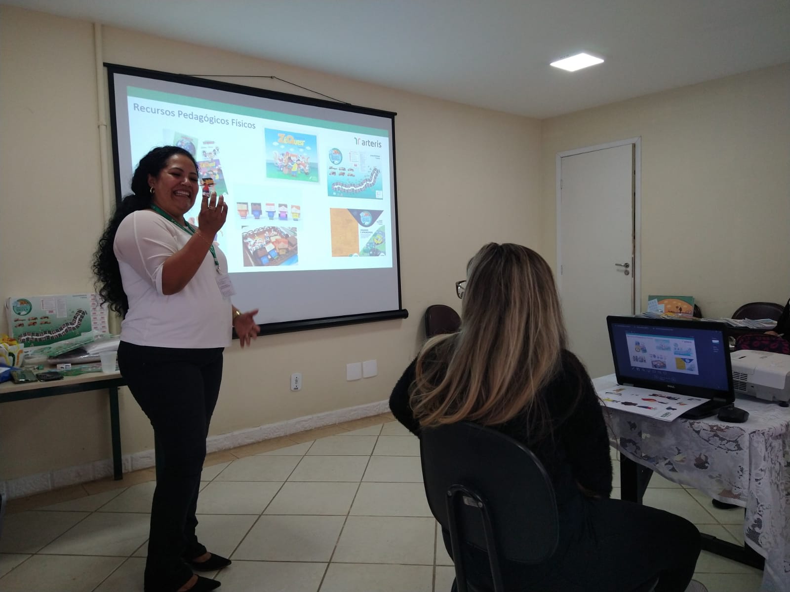 Apresentação de recursos pedagogicos