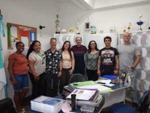 Reunião com os diretores das Escolas Municipais de Itaboraí (CIEP 452 - Municipalizado Joaquim Pedro de Andrade e EM Antônio Santos da Silva)