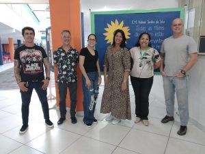 Reunião com os diretores das Escolas Municipais de Itaboraí (CIEP 452 - Municipalizado Joaquim Pedro de Andrade e EM Antônio Santos da Silva)