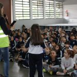 Momento de integração e educação no trânsito