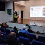 Início da Apresentação com a Analista de Sustentabilidade, Munique Quadros