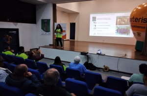 Início da Apresentação com a Analista de Sustentabilidade, Munique Quadros