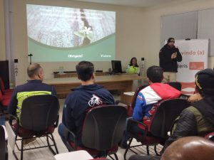 Palestra com orientações e dicas de segurança para marcar o Dia do Ciclista.