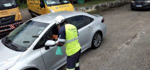 Ação para motoristas e passageiros