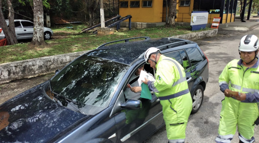 Ação para motoristas e passageiros