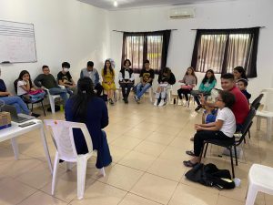 Bate papo com os alunos e professores do Projeto guri - Polo Registro/SP.