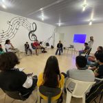 Bate papo com os alunos e professores do Projeto guri - Polo Registro/SP.