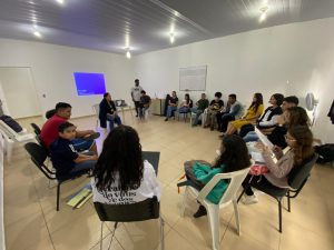 Bate papo com os alunos e professores do Projeto guri - Polo Registro/SP.