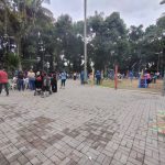 Publico presente na 1° Feira de Meio Ambiente.