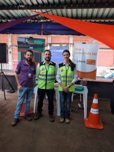 Convite feito pelo técnico de segurança no trabalho da Raízen Santa Elisa, Robert Conrado