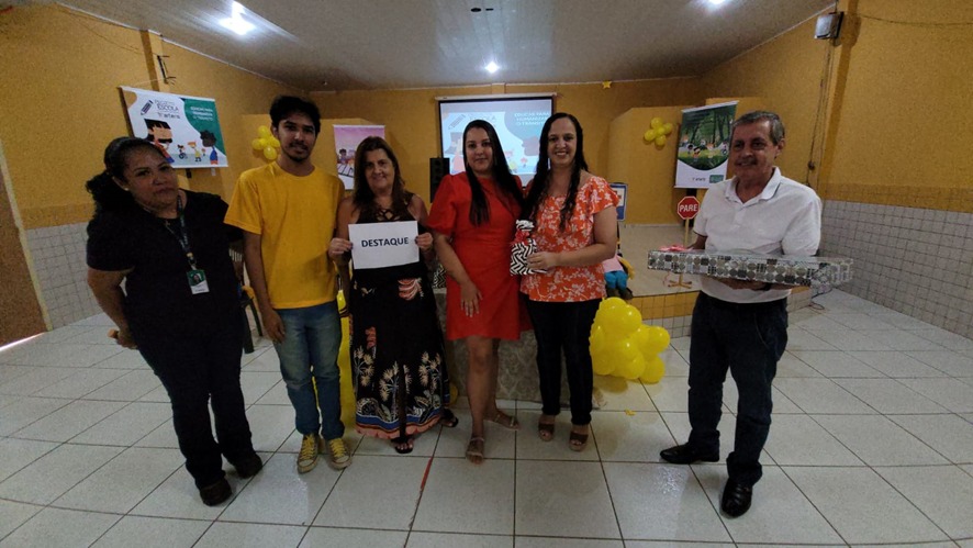 Representantes da Escola Destaque EEM Victor Sence - Conceição de Macabu