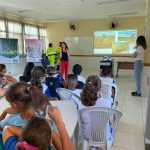 equipe Concremat durante palestra sobre a Biofossa