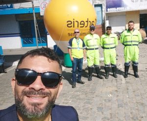 Equipe na ação