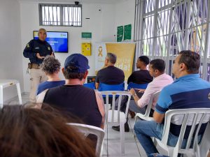 Palestra de segurança com a PRF