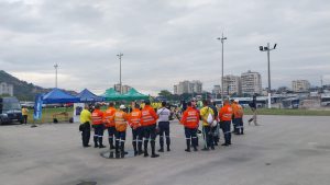 Participantes na ação