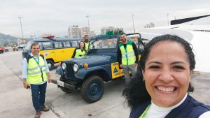 Equipe na ação