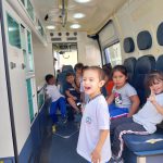 Hora de conhecer a ambulância.