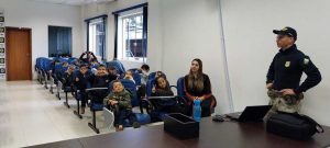 Palestra para os Alunos em Andamento