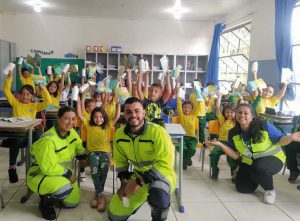 Entrega dos Panfletos