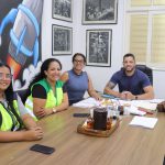 Colaboradoras Arteris Fluminense e Equipe da Secretaria Municipal de Desenvolvimento Social