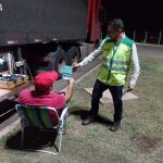 Equipe ViaPaulista abordou caminhoneiros, motoristas, ciclistas e pedestres