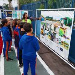 Alunos Conhecendo e Aprendendo na Mini Cidade de Transito