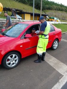 Entrega dos Panfletos