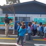 Alunos Conhecendo e Aprendendo na Mini Cidade de Transito