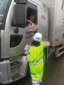 Entrega dos Panfletos