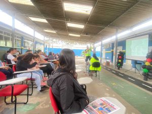 Palestra com orientações.