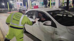 Entrega dos Panfletos