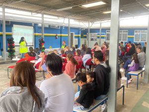 Palestra com orientações.