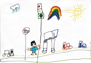 Projeto Escola – Tema: “Caminhos, descaminhos, caminhões” Categoria: Ed. Infantil – Aluno: Arthur Miguel Barradas Gonzaga (5 anos) Escola: E. M. de Educação Infantil Profª Marli Vasconcelos Lemos (Macaé).