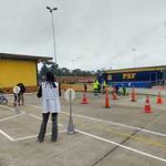 Alunos Conhecendo e Aprendendo na Mini Cidade de Transito