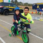 Alunos Conhecendo e Aprendendo na Mini Cidade de Transito